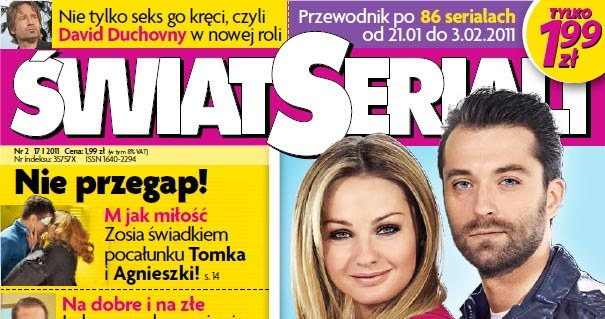 &nbsp; Okładka nowego numeru /Świat Seriali