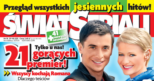 &nbsp; Okładka nowego numeru /Świat Seriali