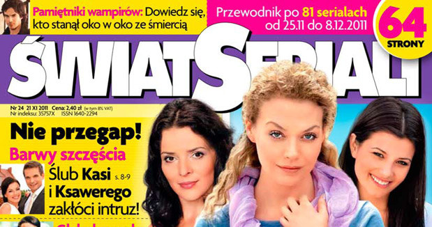 &nbsp; Okładka nowego numeru /Świat Seriali
