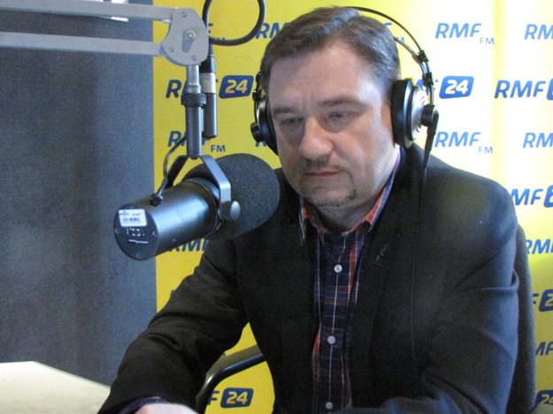 &nbsp; Piotr Duda w trójmiejskim studiu RMF FM /Kuba Kaługa /RMF FM