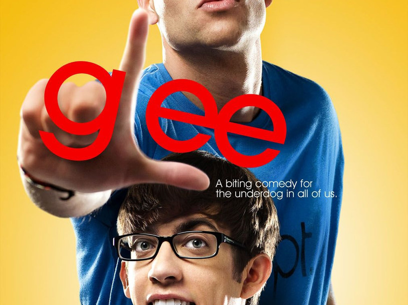 &nbsp; Plakat promocyjny serialu "Glee" /materiały prasowe