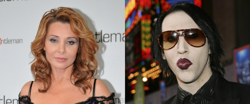 &nbsp; Plotka głosi, że nie tylko Aldona Orman usunęła sobie żebra. Chociaż Marilyn Manson zrobił to ponoć nie dla smukłej kibici. /Fot. Vince Bucci/ Agencja W.Impact /Getty Images/Flash Press Media