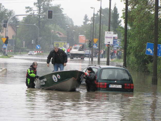&nbsp; Powódź w Krakowie w 2010 roku /Maciej Grzyb /Archiwum RMF FM