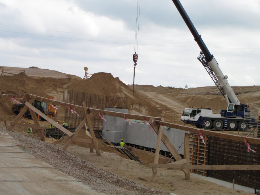 &nbsp; Prace na A2, okolice Łyszkowic /Agnieszka Wyderka /RMF FM