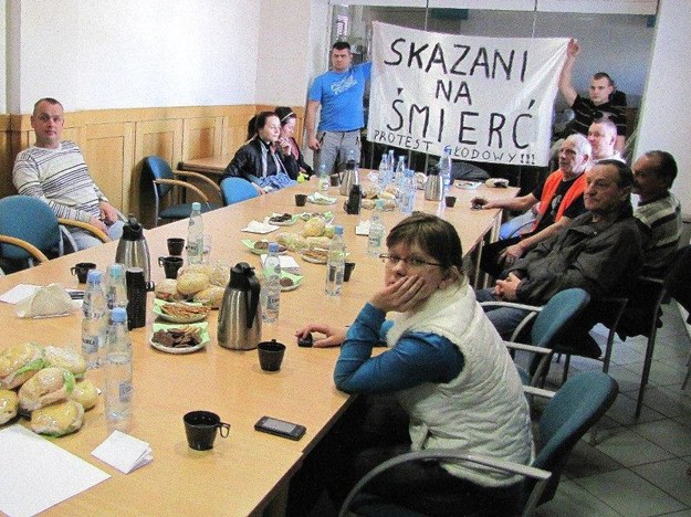 &nbsp; Protest głodowy w Urzędzie Miejskim w Gdyni /Dariusz Proniewicz /RMF FM