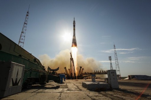 &nbsp; Rosyjski statek kosmiczny Sojuz /BILL INGALLS /AFP