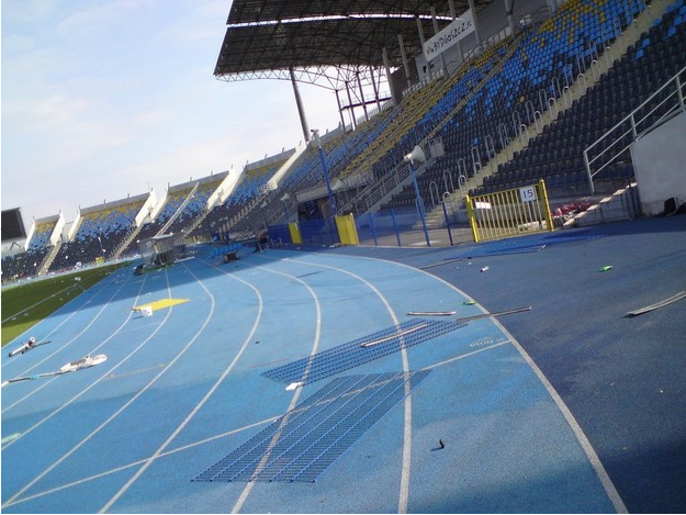 &nbsp; Stadion Zawiszy w Bydgoszczy po finale Pucharu Polski /Tomasz Fenske /RMF FM