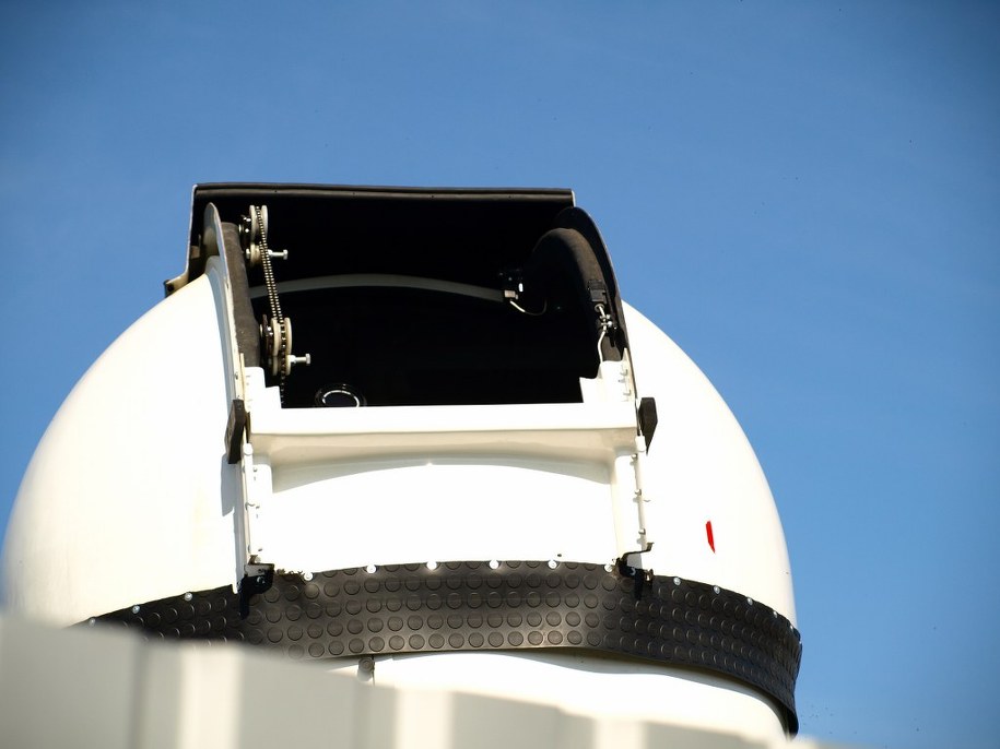 &nbsp; Teleskop słoneczny /Fot. Andrzej Piedziewicz /RMF FM