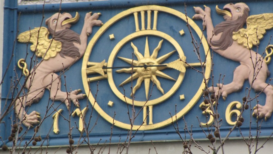 &nbsp; Zegar Zamku Książąt Pomorskich w Szczecinie /Micha? Fit /RMF FM