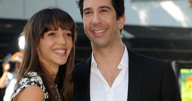 &nbsp; Zoe Buckman i David Schwimmer /AFP