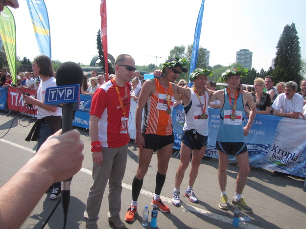 &nbsp; Zwycięzcy IV Silesia Marathon /fot. Marcin Buczek /RMF FM