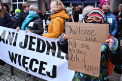 "Ani Jednej Więcej" - protest w Gdańsku