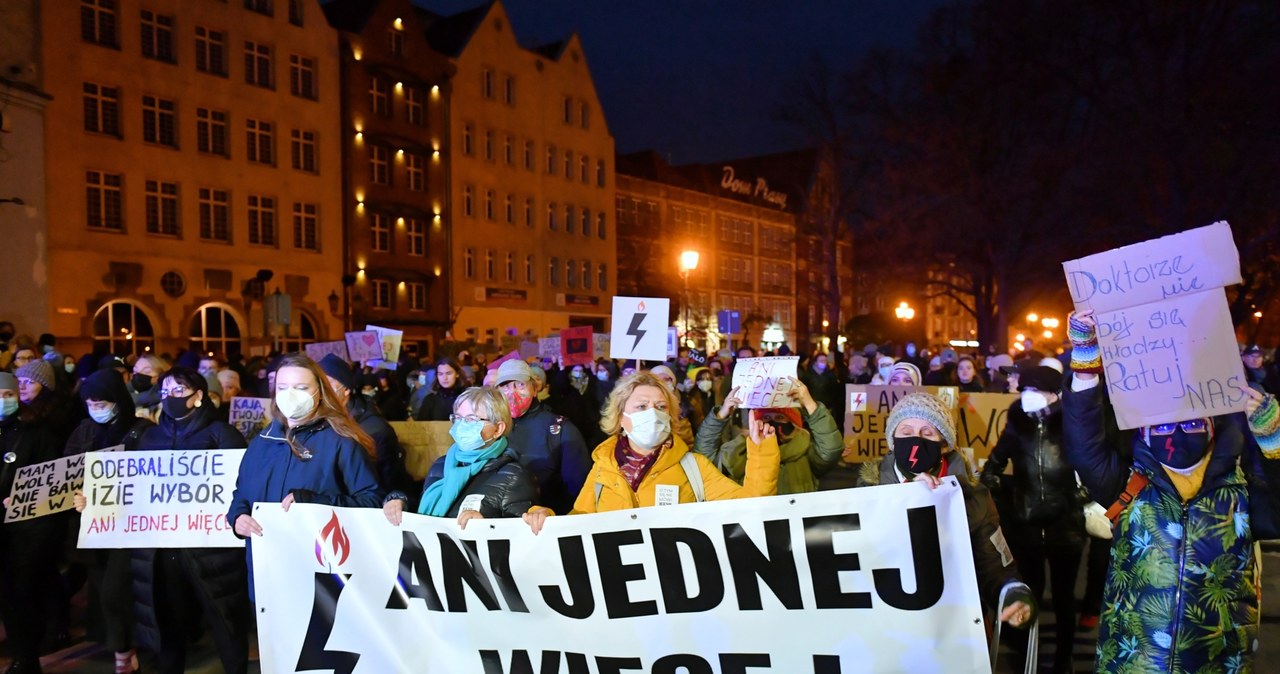 "Ani Jednej Więcej" - protest w Gdańsku