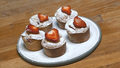 "Bułka z masłem": Muffinki z truskawkami