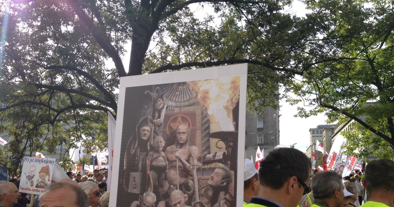 "Dość Tuskolandii!" na Placu Trzech Krzyży