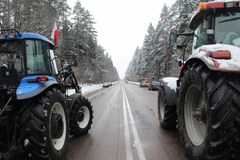 "Drogi tak, lecz nie kosztem ludzi". Protest na krajowej "8"