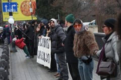 "Łańcuch jednosci" w Tbilisi 