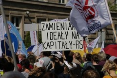 "Mamy dość". Nauczyciele protestują w Warszawie