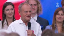 "Mamy prawo do radości". Tusk komentuje wstępne wyniki sondażowe wyborów do PE