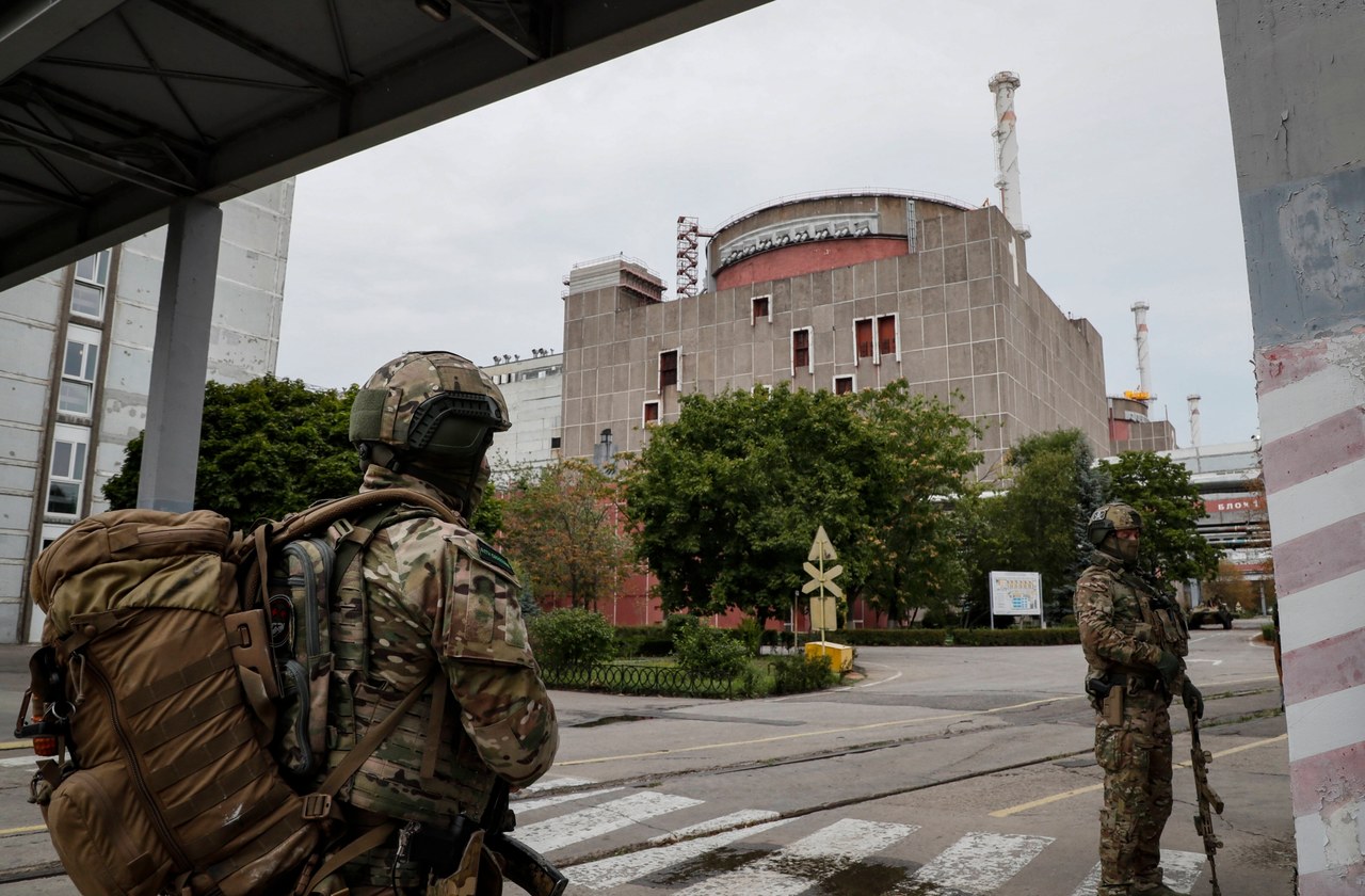 "Paniczna" ewakuacja z okolic Zaporoskiej Elektrowni Atomowej