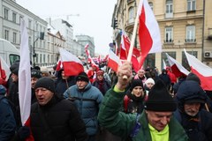 "Protest wolnych Polaków" w Warszawie