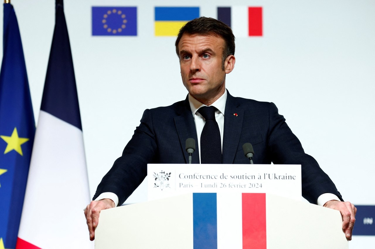"Radykalna zmiana tonu". Macron nie wyklucza wysłania zachodnich żołnierzy do Ukrainy 