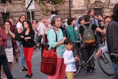 "Solidarni z uchodźcami". Manifestacja przeciwko referendum na Węgrzech