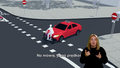 "Stop drogówka": Potrącenie rowerzysty przez taksówkę