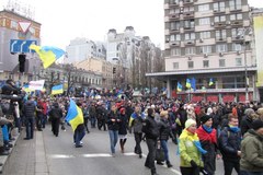 "Ukraina to Europa", czyli wielka demonstracja w Kijowie