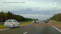 "Wydarzenia": Groźny wypadek na S7. Pirat drogowy chciał "ukarać" innego kierowcę