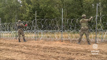 "Wydarzenia": Już 15 kilometrów płotu na granicą z Białorusią. Stan wyjątkowy w oczekiwaniu na zatwierdzeniu