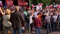 "Wydarzenia": Kampania wyborcza w toku. W Stalowej Woli starli się zwolennicy rządu i opozycji