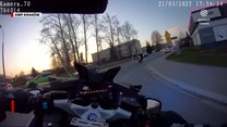 "Wydarzenia": Młody motocyklista uciekał. Dostał 222 punktów karnych i ponad 14 tys. zł mandatu