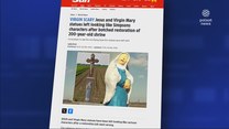 "Wydarzenia": Nieudana renowacja. The Sun pisze o Matce Boskiej z "Simpsonów"