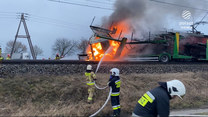 "Wydarzenia": Pociąg zderzył się z samochodem ciężarowym, który utknął na torach