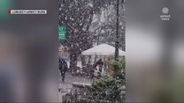 "Wydarzenia": Pogodowy miszmasz. W Zakopanem spadł śnieg