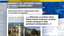 "Wydarzenia": Polska odpowiedziała ws. wyroku TSUE. Opozycja grzmi