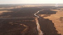 "Wydarzenia": Potężny pożar na terenie Biebrzańskiego Parku Narodowego