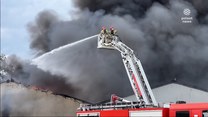 "Wydarzenia": Pożar hali z niebezpiecznymi odpadami w Zielonej Górze