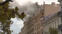 "Wydarzenia": Pożar kamienicy w Łodzi