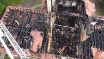 "Wydarzenia": Spłonął zabytkowy pałac w Konarzewie pod Poznaniem
