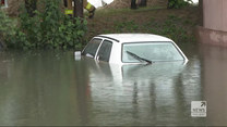 "Wydarzenia": Szczecin. Miasto zalane, zablokowana autostrada 