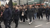 "Wydarzenia": Ulicami stolicy przeszedł czarny marsz