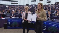 "Wydarzenia": Ursula von der Leyen zaprezentowała nową Komisję Europejską