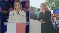 "Wydarzenia": Wybory prezydenckie. Kandydatki na pierwsze damy wsparły mężów