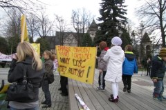 "Żółta manifestacja" w Bełchatowie