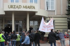 "Żółta manifestacja" w Bełchatowie