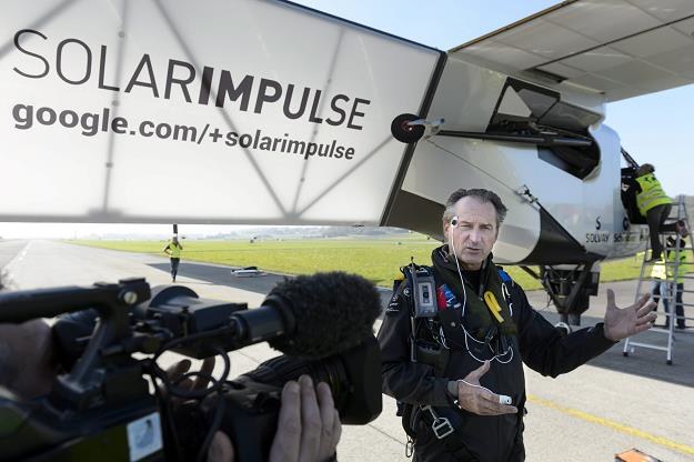 Andre Borschberg, szef i pilot-oblatywacz z firmy Solar Impulse /EPA