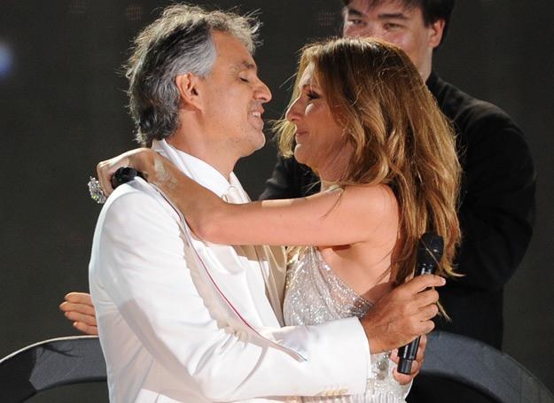 Andrea Bocelli w Nowym Jorku zaśpiewał z m.in. Celine Dion - fot. Jason Kempin /Getty Images/Flash Press Media