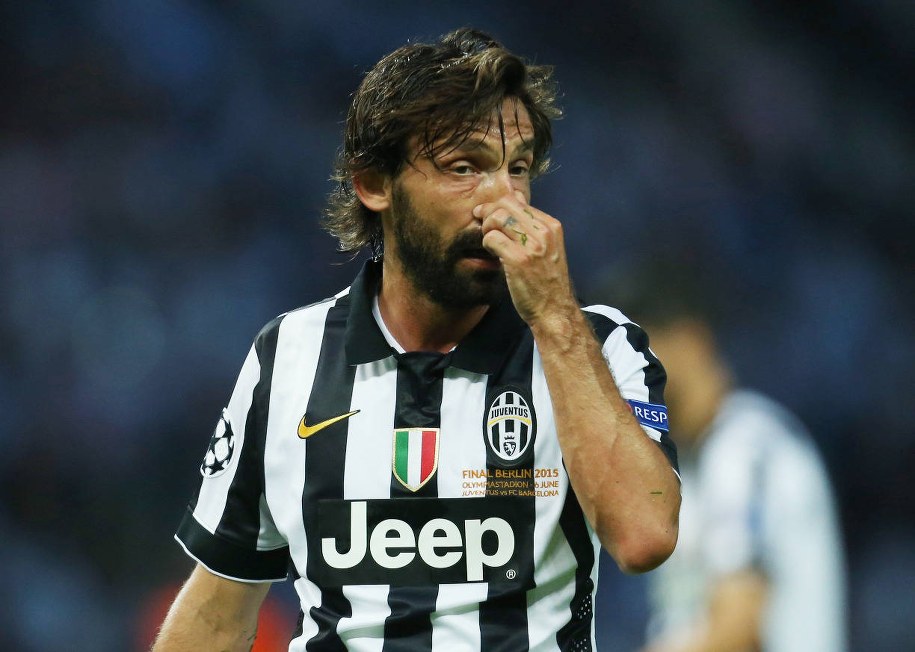Andrea Pirlo /PAP/DPA/Ina Fassbender    /PAP/EPA